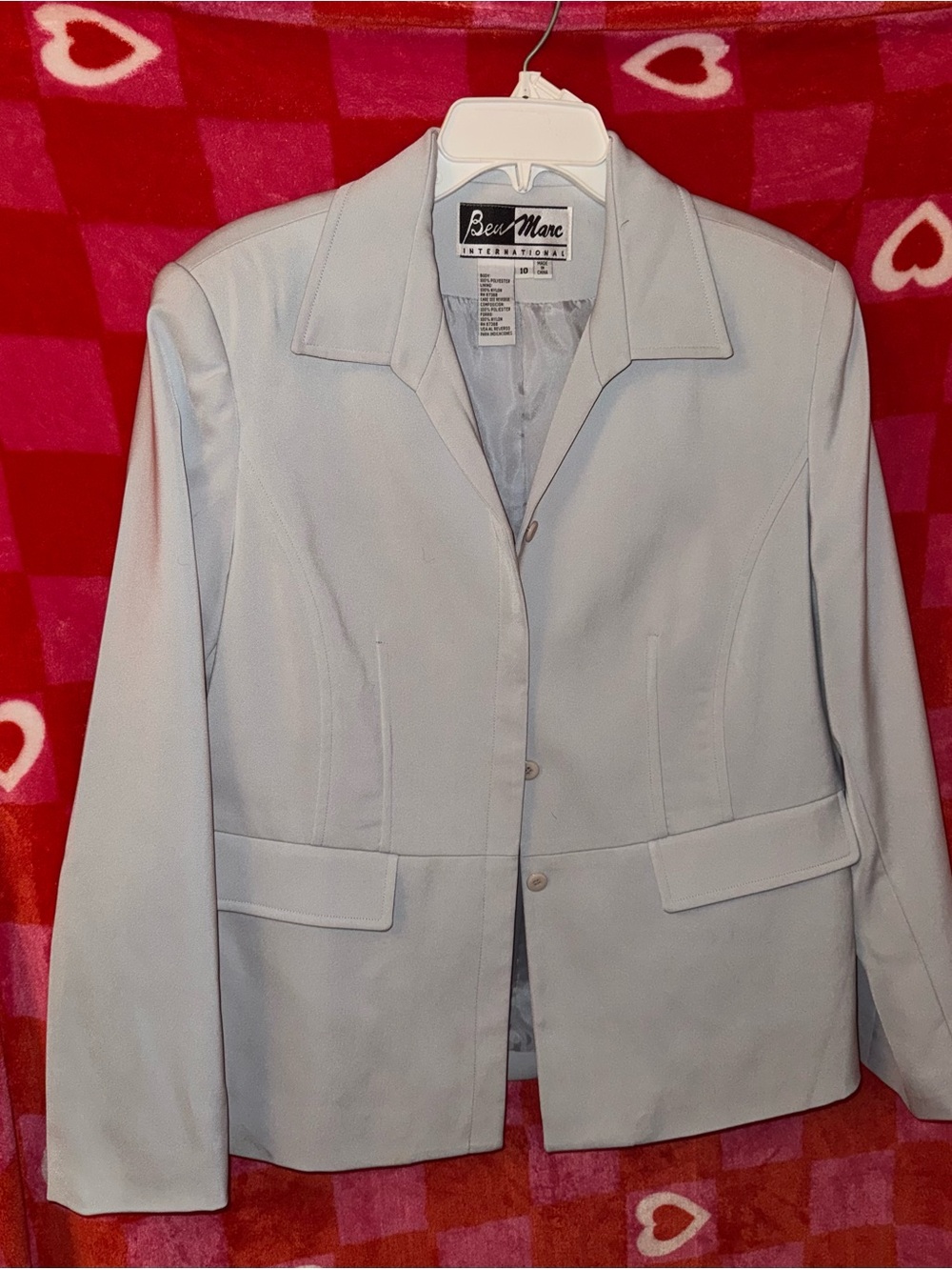 Women's Light Blue Tailored Blazer
